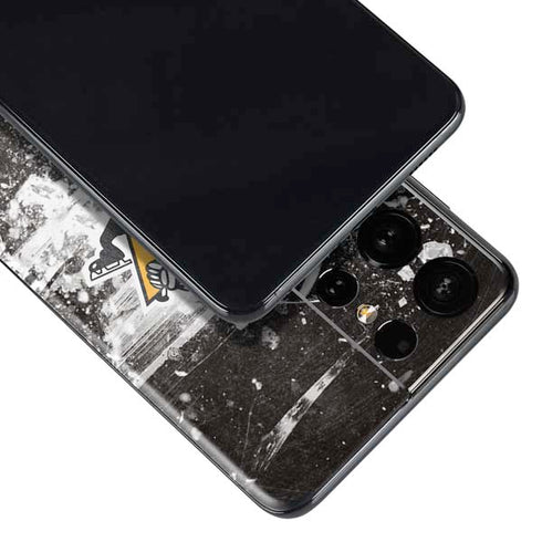 NHL Pittsburgh Penguins Frozen Galaxy S21 Ultra 5G Skin